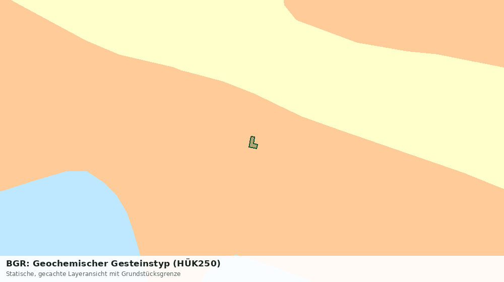 Statische Kartenansicht: BGR: Geochemischer Gesteinstyp (HÜK250)