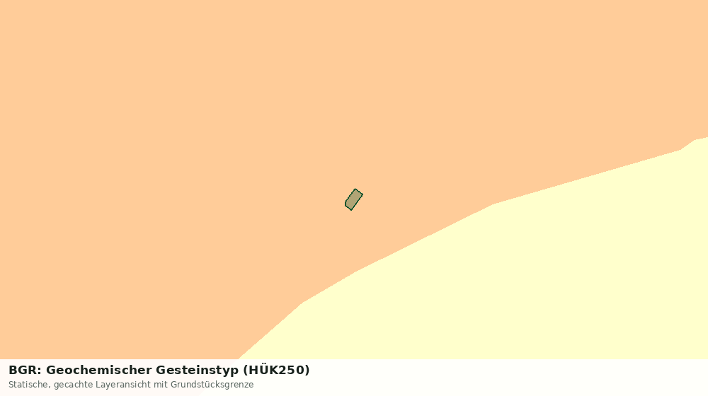 Statische Kartenansicht: BGR: Geochemischer Gesteinstyp (HÜK250)