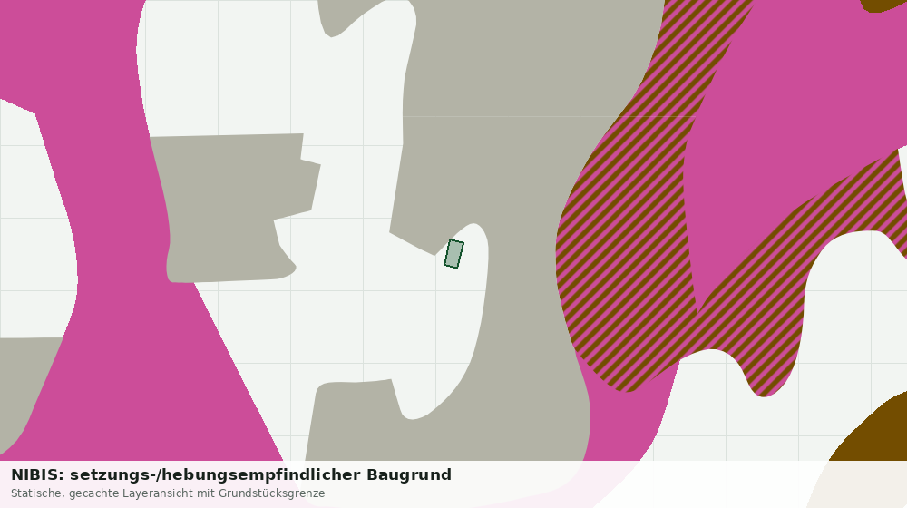 Statische Kartenansicht: NIBIS: setzungs-/hebungsempfindlicher Baugrund