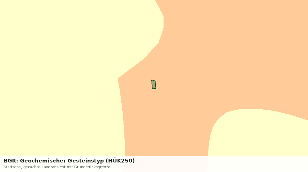 Statische Kartenansicht: BGR: Geochemischer Gesteinstyp (HÜK250)