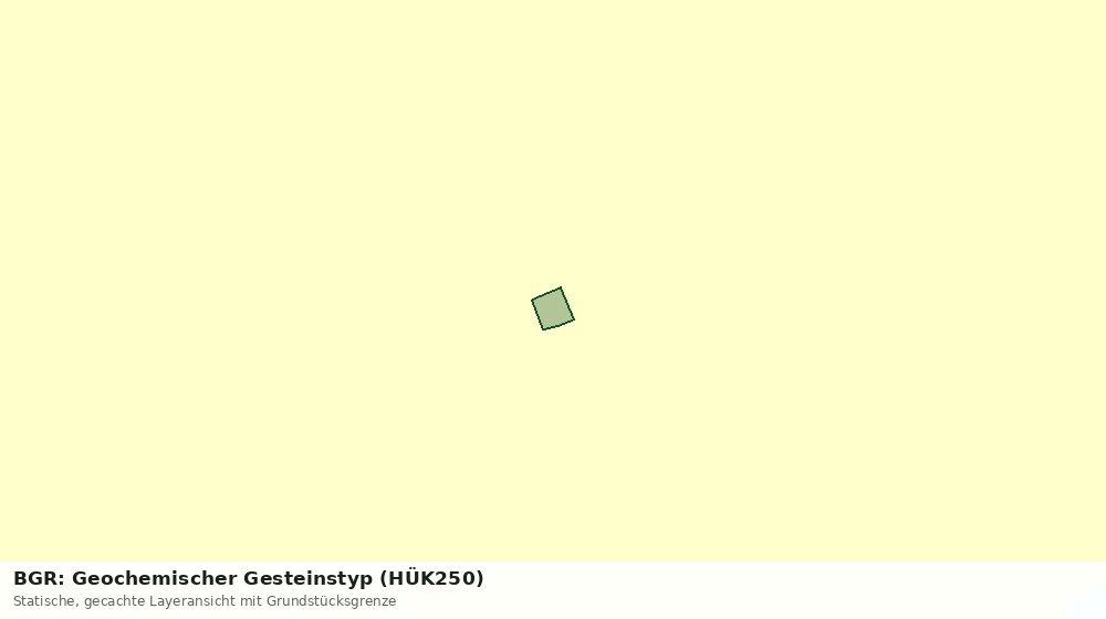 Statische Kartenansicht: BGR: Geochemischer Gesteinstyp (HÜK250)