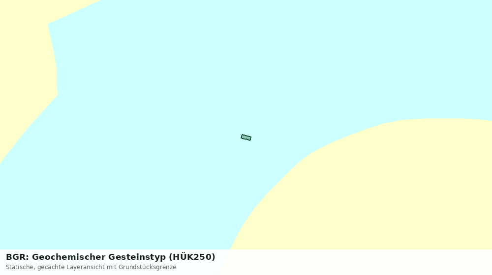 Statische Kartenansicht: BGR: Geochemischer Gesteinstyp (HÜK250)