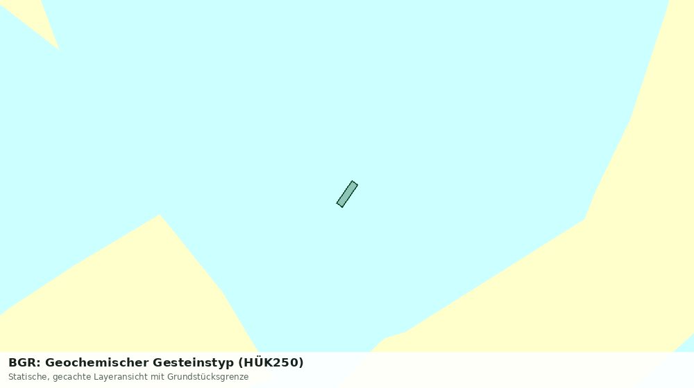 Statische Kartenansicht: BGR: Geochemischer Gesteinstyp (HÜK250)