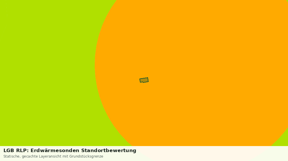 Statische Kartenansicht: LGB RLP: Erdwärmesonden Standortbewertung