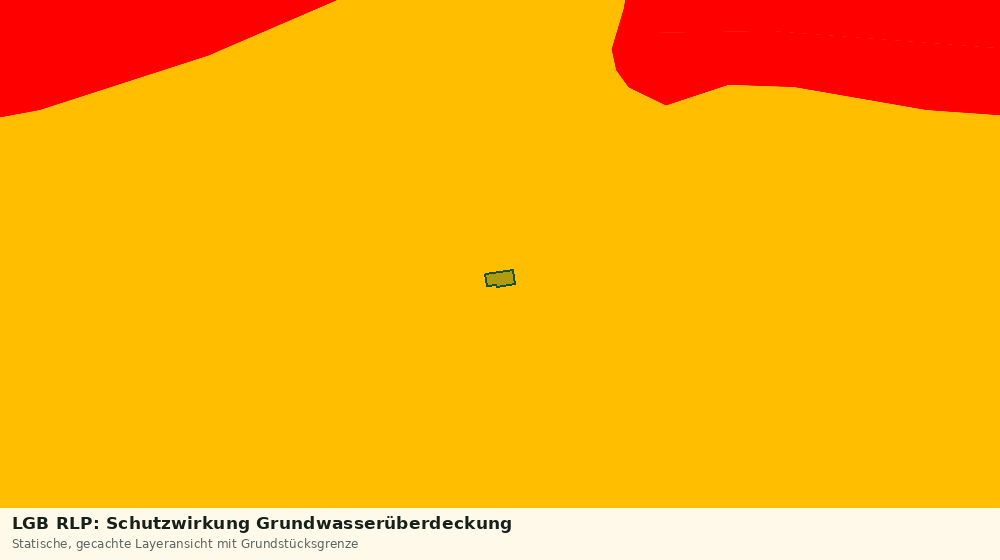 Statische Kartenansicht: LGB RLP: Schutzwirkung Grundwasserüberdeckung