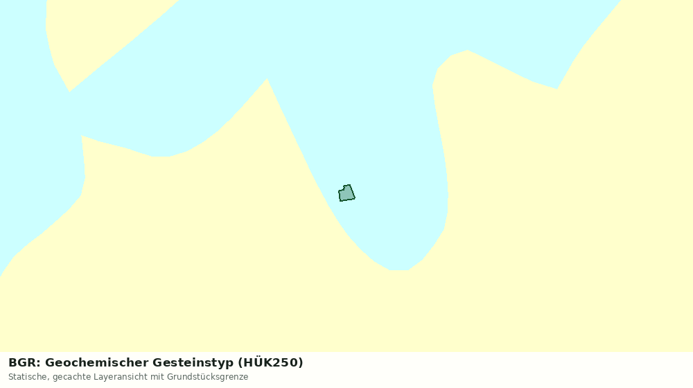 Statische Kartenansicht: BGR: Geochemischer Gesteinstyp (HÜK250)