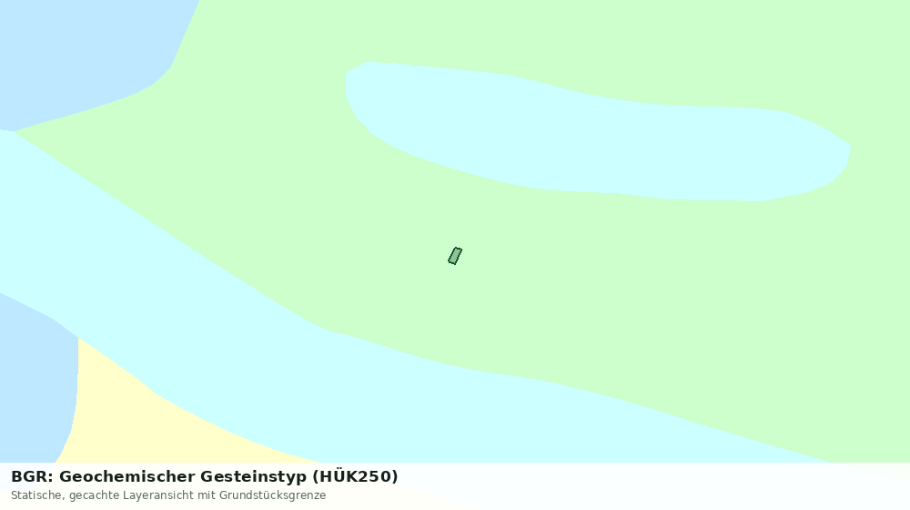 Statische Kartenansicht: BGR: Geochemischer Gesteinstyp (HÜK250)