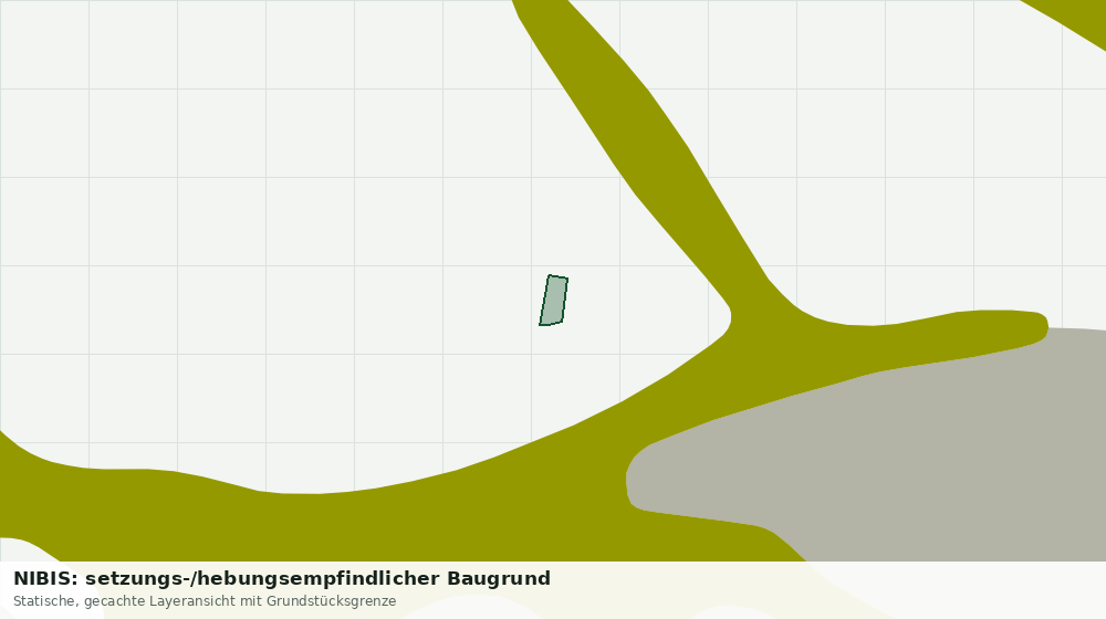 Statische Kartenansicht: NIBIS: setzungs-/hebungsempfindlicher Baugrund