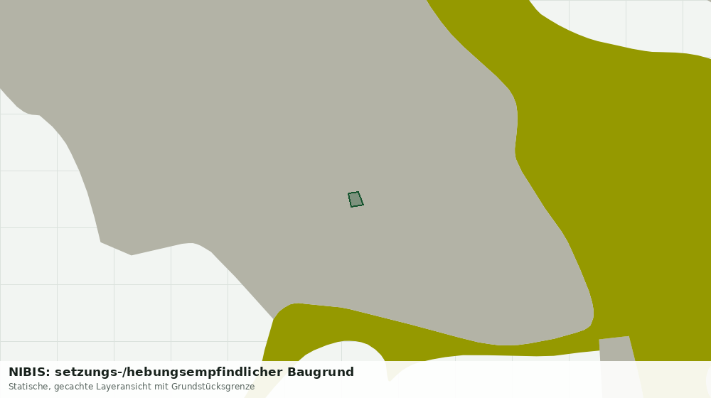 Statische Kartenansicht: NIBIS: setzungs-/hebungsempfindlicher Baugrund