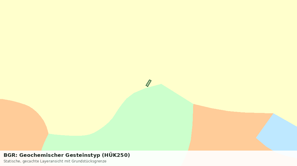 Statische Kartenansicht: BGR: Geochemischer Gesteinstyp (HÜK250)