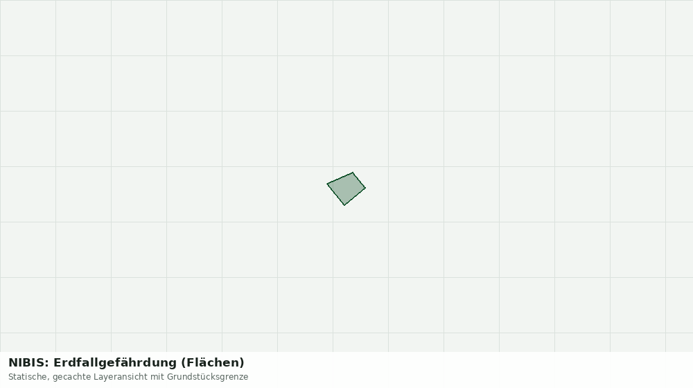 Statische Kartenansicht: NIBIS: Erdfallgefährdung (Flächen)