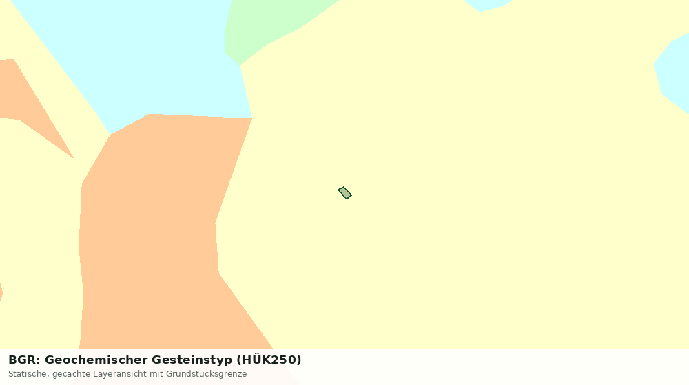Statische Kartenansicht: BGR: Geochemischer Gesteinstyp (HÜK250)