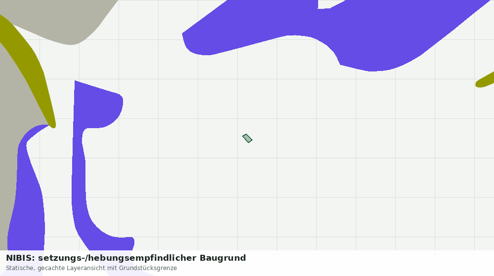 Statische Kartenansicht: NIBIS: setzungs-/hebungsempfindlicher Baugrund