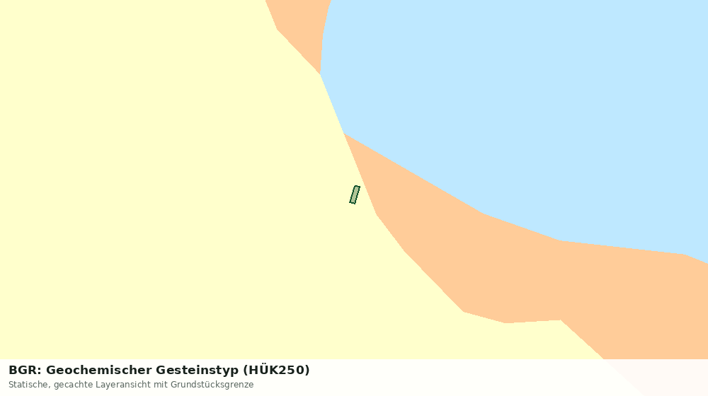 Statische Kartenansicht: BGR: Geochemischer Gesteinstyp (HÜK250)