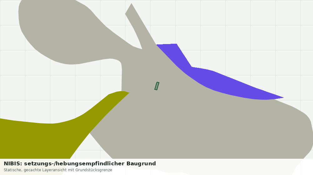 Statische Kartenansicht: NIBIS: setzungs-/hebungsempfindlicher Baugrund