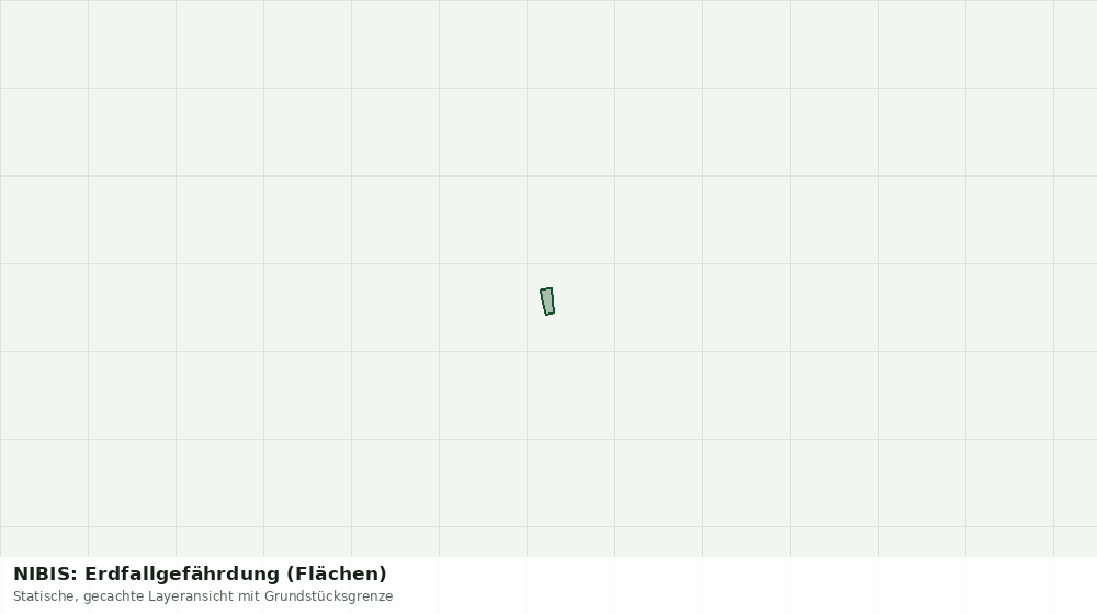 Statische Kartenansicht: NIBIS: Erdfallgefährdung (Flächen)