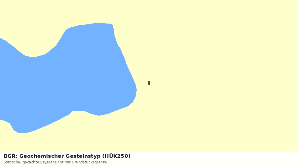 Statische Kartenansicht: BGR: Geochemischer Gesteinstyp (HÜK250)