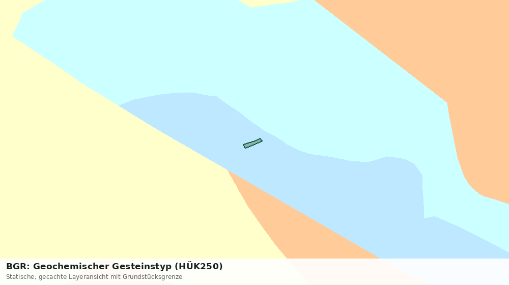 Statische Kartenansicht: BGR: Geochemischer Gesteinstyp (HÜK250)