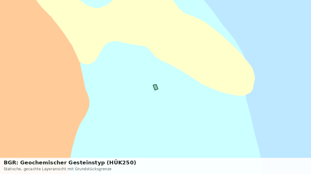 Statische Kartenansicht: BGR: Geochemischer Gesteinstyp (HÜK250)