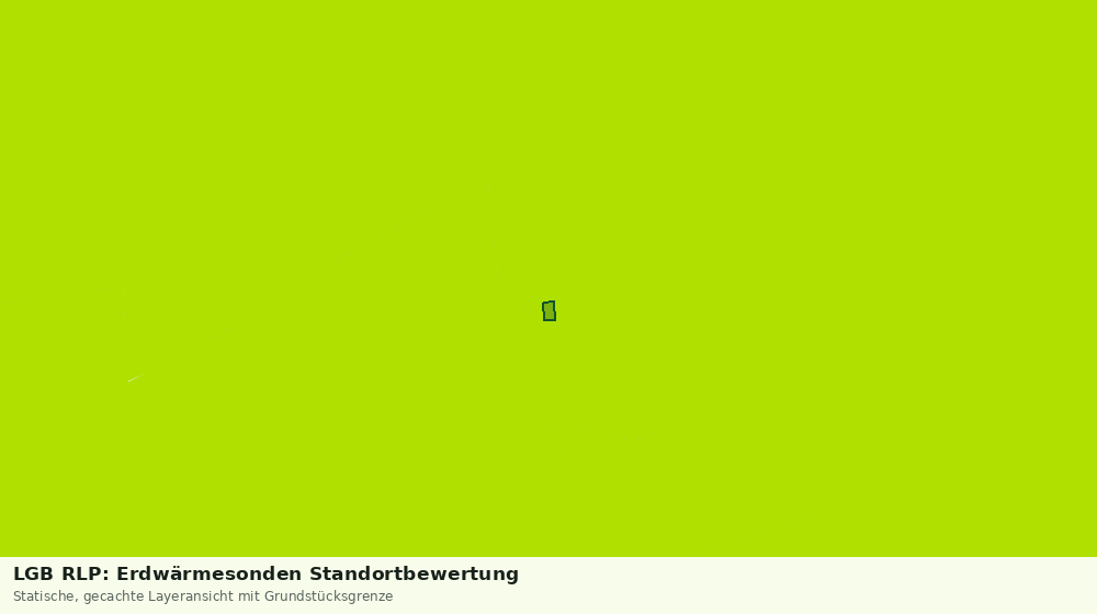 Statische Kartenansicht: LGB RLP: Erdwärmesonden Standortbewertung