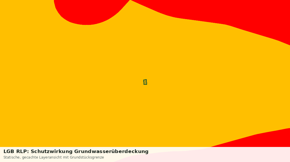 Statische Kartenansicht: LGB RLP: Schutzwirkung Grundwasserüberdeckung
