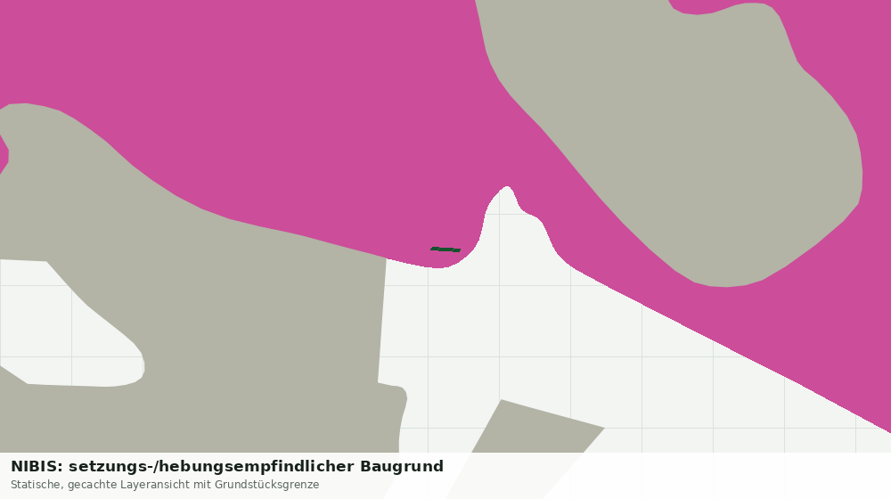 Statische Kartenansicht: NIBIS: setzungs-/hebungsempfindlicher Baugrund