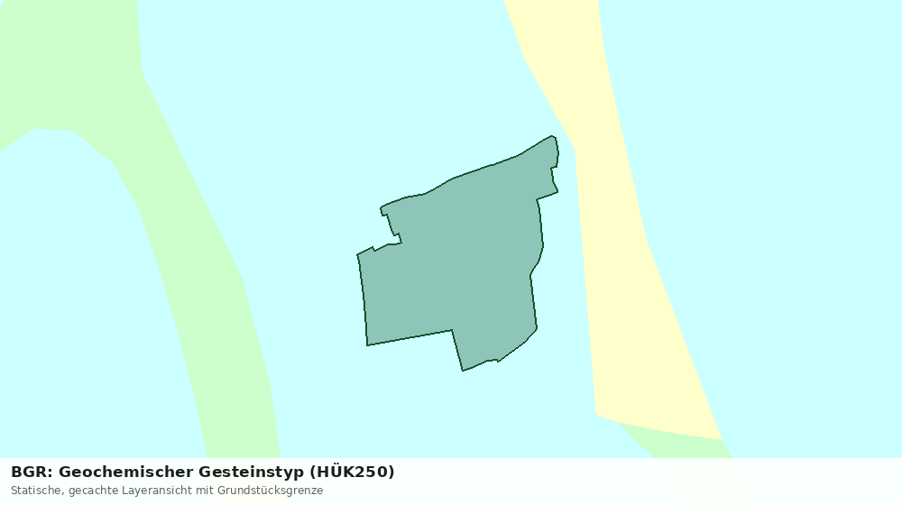 Statische Kartenansicht: BGR: Geochemischer Gesteinstyp (HÜK250)