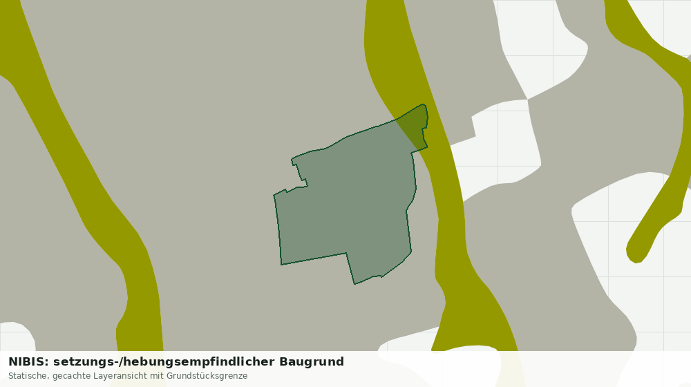 Statische Kartenansicht: NIBIS: setzungs-/hebungsempfindlicher Baugrund