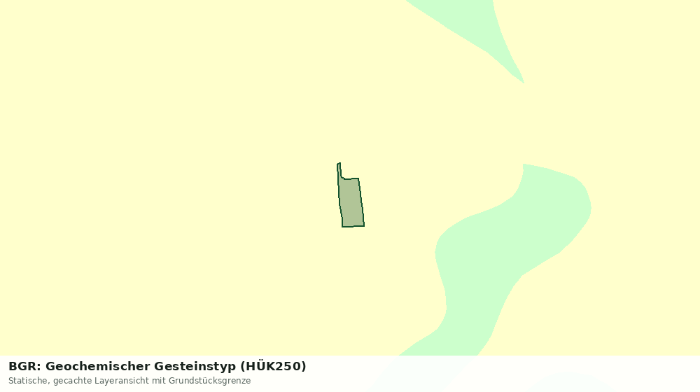 Statische Kartenansicht: BGR: Geochemischer Gesteinstyp (HÜK250)