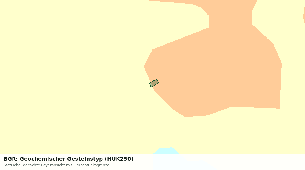 Statische Kartenansicht: BGR: Geochemischer Gesteinstyp (HÜK250)