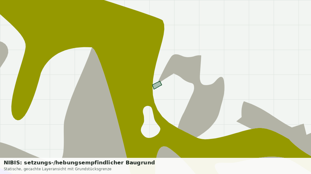 Statische Kartenansicht: NIBIS: setzungs-/hebungsempfindlicher Baugrund