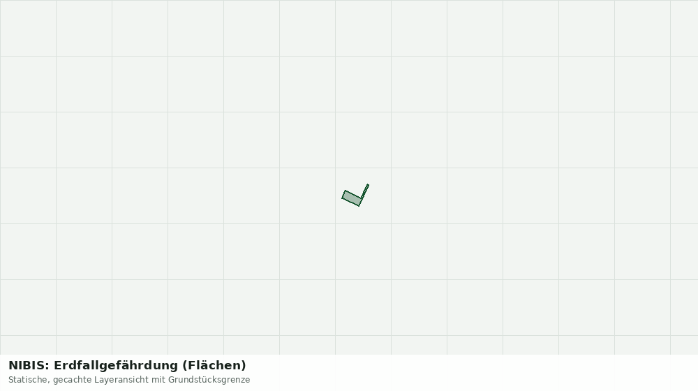 Statische Kartenansicht: NIBIS: Erdfallgefährdung (Flächen)