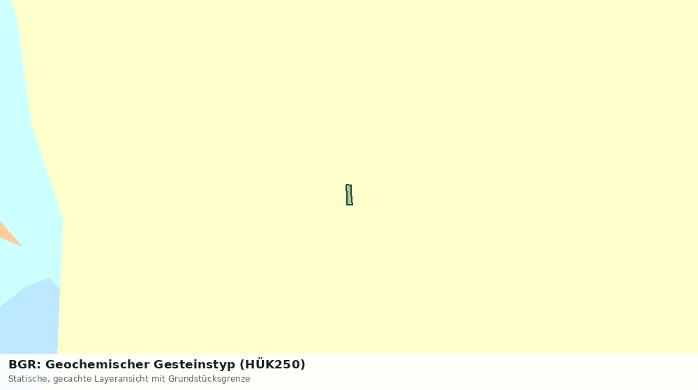 Statische Kartenansicht: BGR: Geochemischer Gesteinstyp (HÜK250)