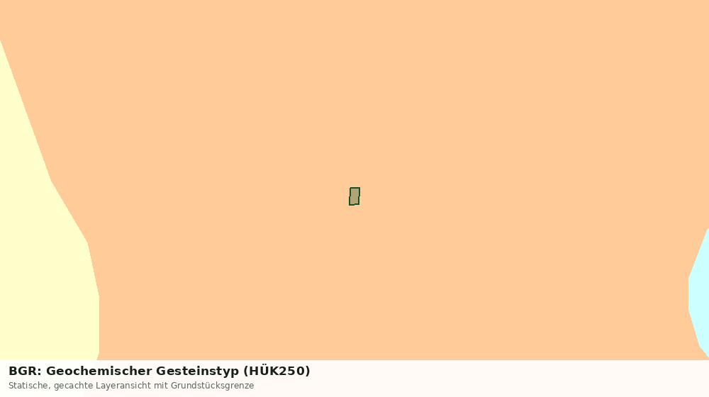 Statische Kartenansicht: BGR: Geochemischer Gesteinstyp (HÜK250)