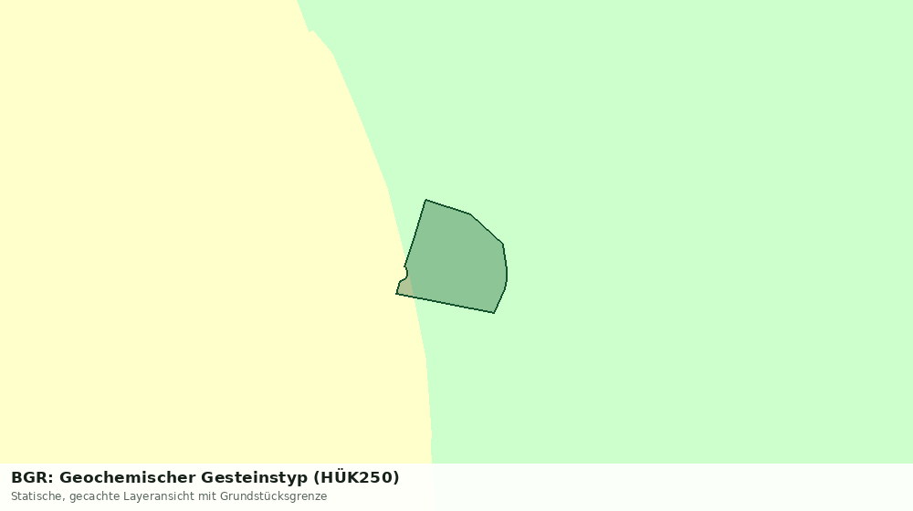 Statische Kartenansicht: BGR: Geochemischer Gesteinstyp (HÜK250)