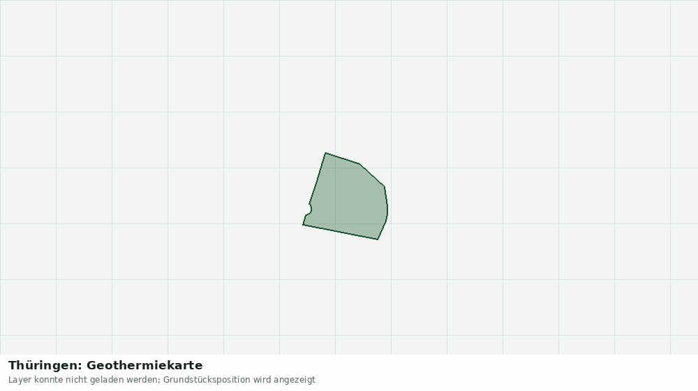 Statische Kartenansicht: Thüringen: Geothermiekarte