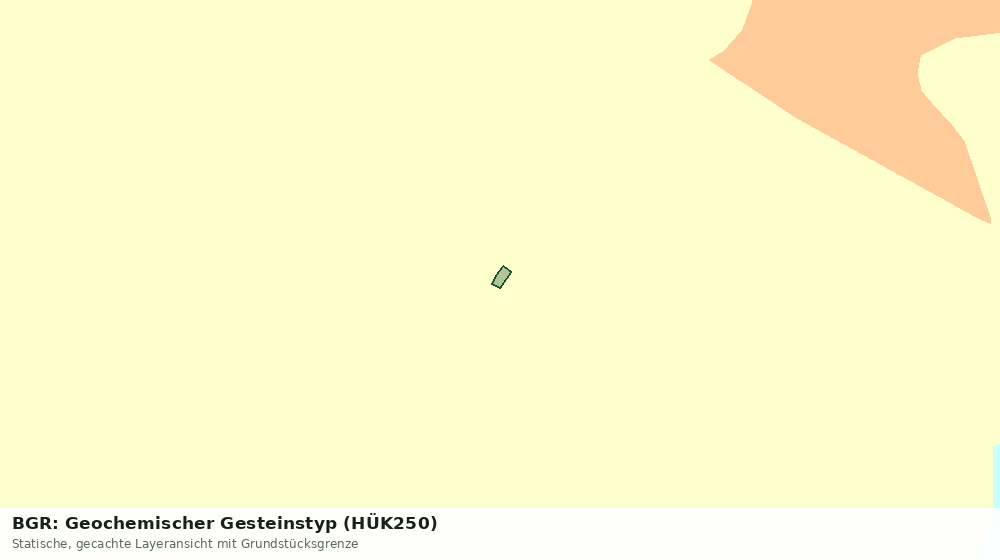 Statische Kartenansicht: BGR: Geochemischer Gesteinstyp (HÜK250)