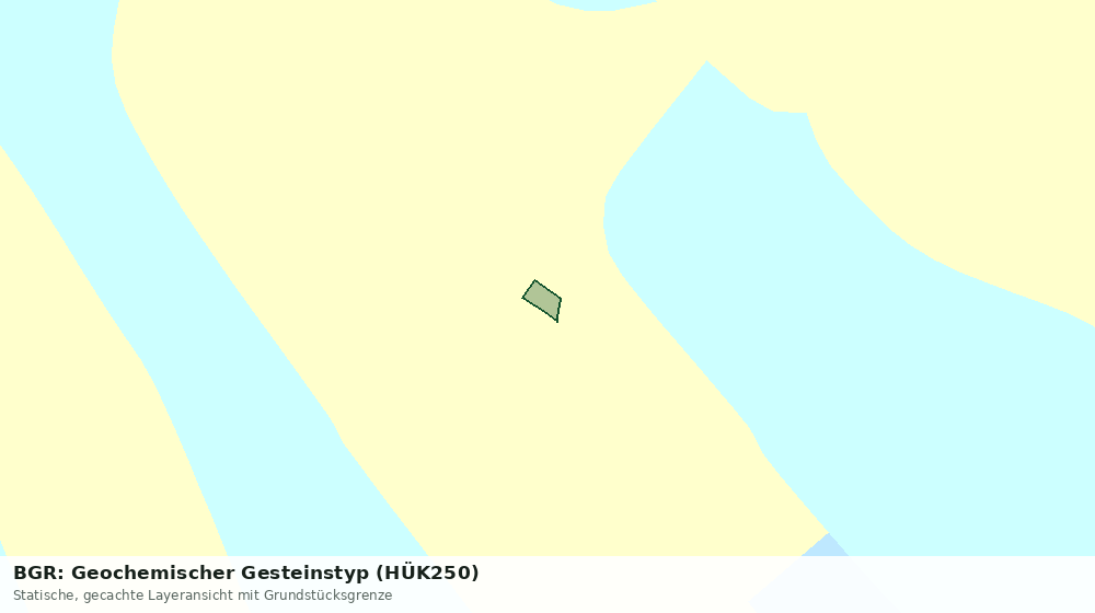 Statische Kartenansicht: BGR: Geochemischer Gesteinstyp (HÜK250)