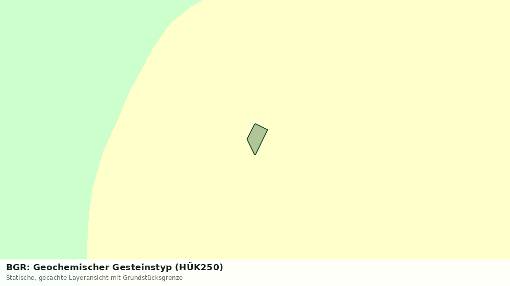 Statische Kartenansicht: BGR: Geochemischer Gesteinstyp (HÜK250)