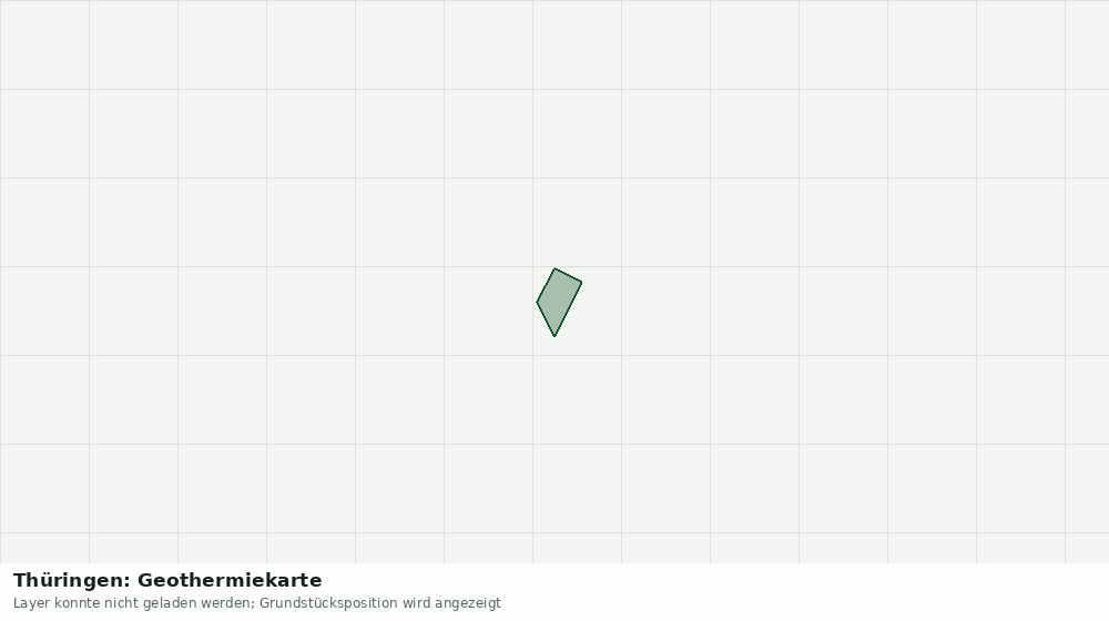 Statische Kartenansicht: Thüringen: Geothermiekarte