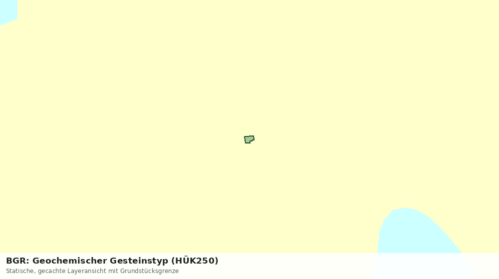 Statische Kartenansicht: BGR: Geochemischer Gesteinstyp (HÜK250)