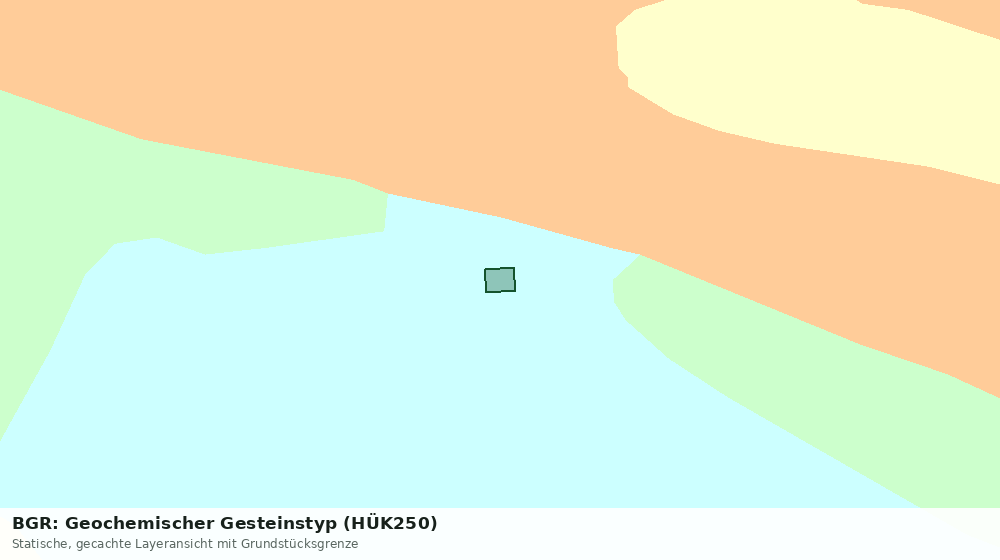 Statische Kartenansicht: BGR: Geochemischer Gesteinstyp (HÜK250)