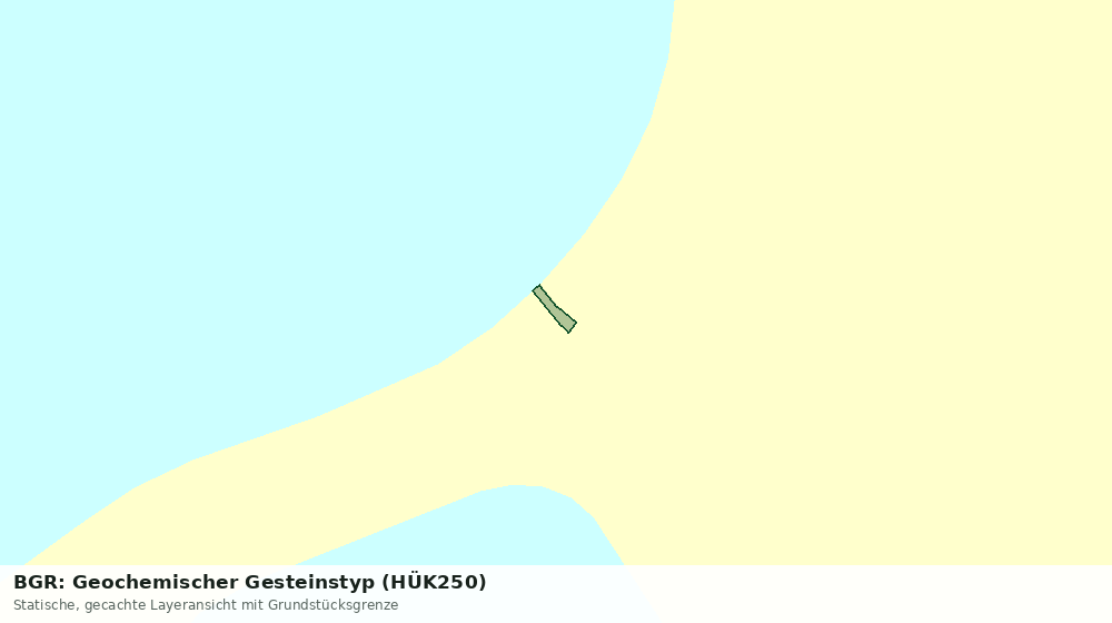 Statische Kartenansicht: BGR: Geochemischer Gesteinstyp (HÜK250)