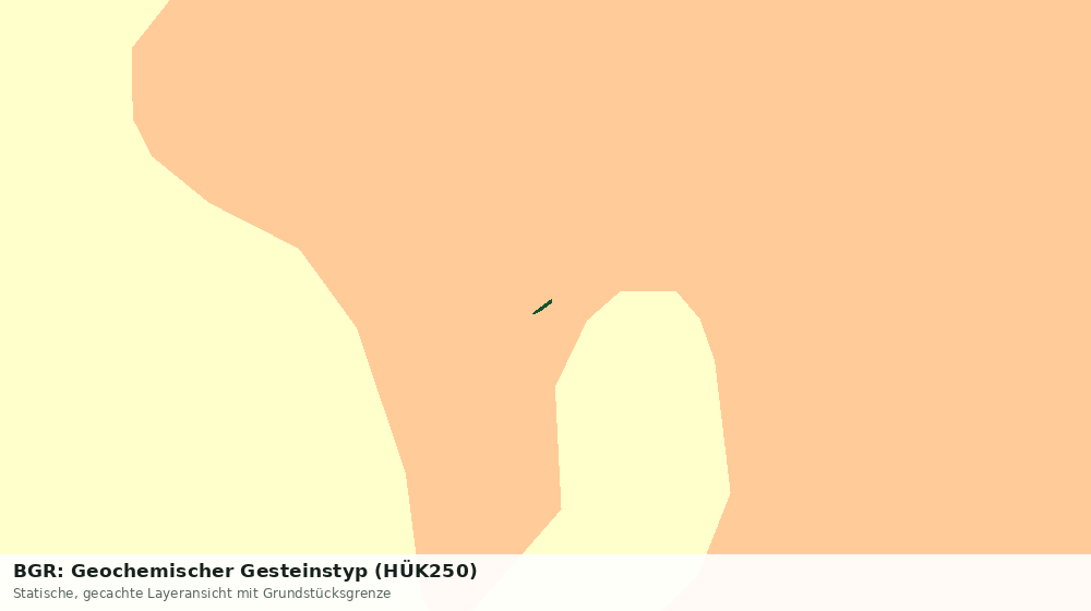 Statische Kartenansicht: BGR: Geochemischer Gesteinstyp (HÜK250)