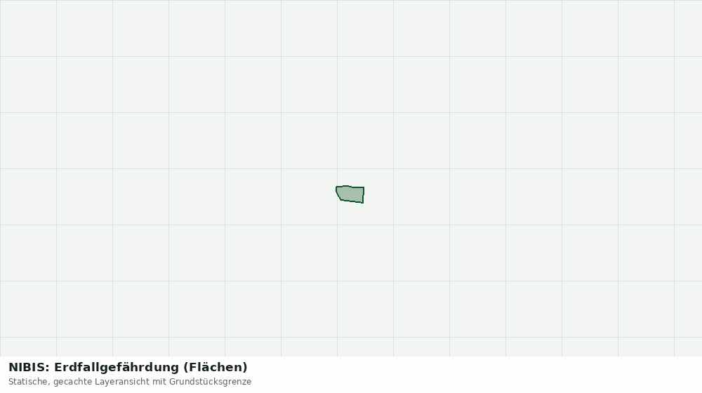 Statische Kartenansicht: NIBIS: Erdfallgefährdung (Flächen)