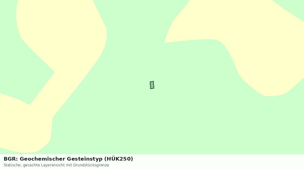 Statische Kartenansicht: BGR: Geochemischer Gesteinstyp (HÜK250)