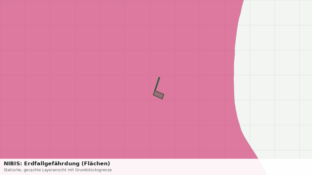Statische Kartenansicht: NIBIS: Erdfallgefährdung (Flächen)