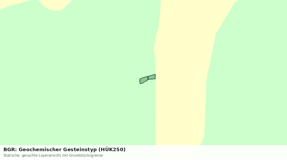 Statische Kartenansicht: BGR: Geochemischer Gesteinstyp (HÜK250)