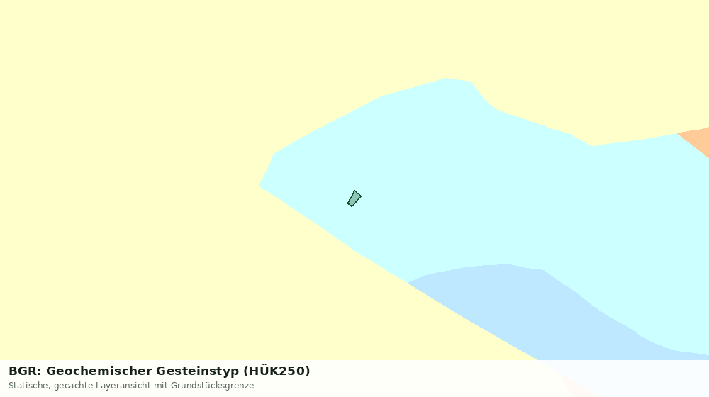 Statische Kartenansicht: BGR: Geochemischer Gesteinstyp (HÜK250)