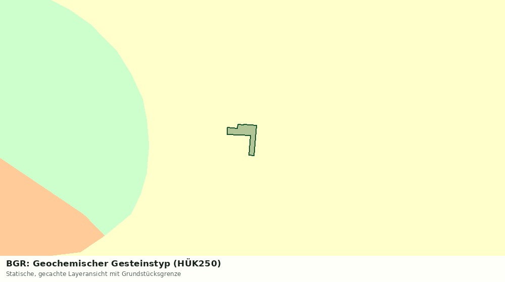 Statische Kartenansicht: BGR: Geochemischer Gesteinstyp (HÜK250)